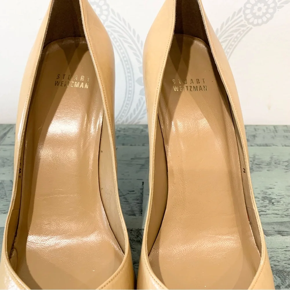 Stuart Weitzman Shoes Tan Pumps 10 - Picture 6 of 16